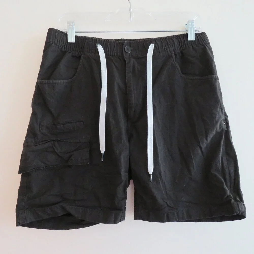 BYLT BASICS Bylt Shorts in Black Cargo Casual - Men's Size M - Picture 3 of 15